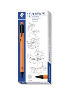   Nyomósirón, 0,5 mm, STAEDTLER "Graphite 777", narancssárga (TS777054)