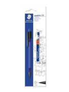 Nyomósirón és grafitbél, 0,5 mm, STAEDTLER "Graphite 777", vegyes színek (TS7775BK25DA)