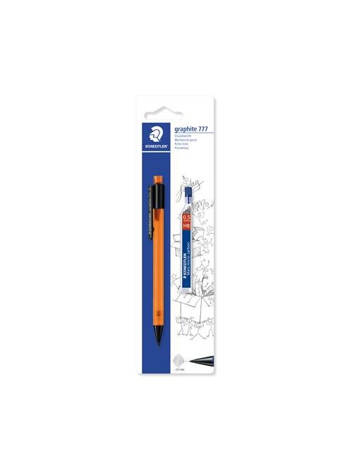Nyomósirón és grafitbél, 0,5 mm, STAEDTLER "Graphite 777", vegyes színek (TS7775BK25DA)