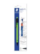 Nyomósirón és grafitbél, 0,5 mm, STAEDTLER "Graphite 777", vegyes színek (TS7775BK25DA)