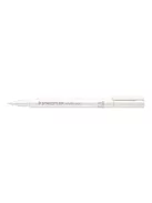 Dekormarker, 1-2 mm, kúpos, STAEDTLER "8323", fehér (TS83230)