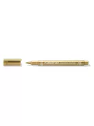 Dekormarker, 1-2 mm, kúpos, STAEDTLER "8323", arany (TS832311)