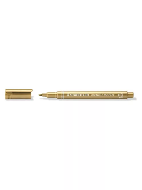 Dekormarker, 1-2 mm, kúpos, STAEDTLER "8323", arany (TS832311)