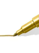 Dekormarker, 1-2 mm, kúpos, STAEDTLER "8323", arany (TS832311)