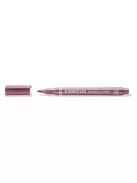 Dekormarker, 1-2 mm, kúpos, STAEDTLER "8323", metálpiros (TS8323232)