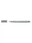 Dekormarker, 1-2 mm, kúpos, STAEDTLER "8323", ezüst (TS832381)