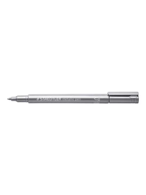 Dekormarker, 1-2 mm, kúpos, STAEDTLER "8323", ezüst (TS832381)