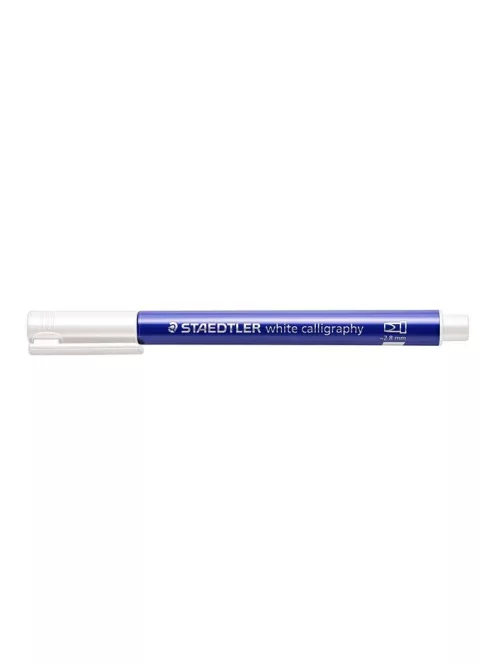 Kalligrafikus marker, STAEDTLER "8325", fehér (TS8325002)