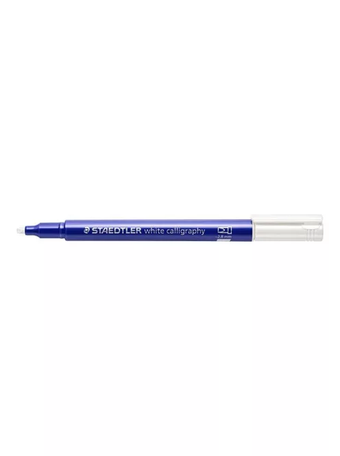 Kalligrafikus marker, STAEDTLER "8325", fehér (TS8325002)