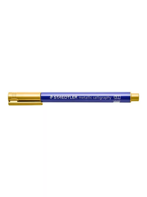 Kalligrafikus marker, STAEDTLER "8325", metál arany (TS83251102)