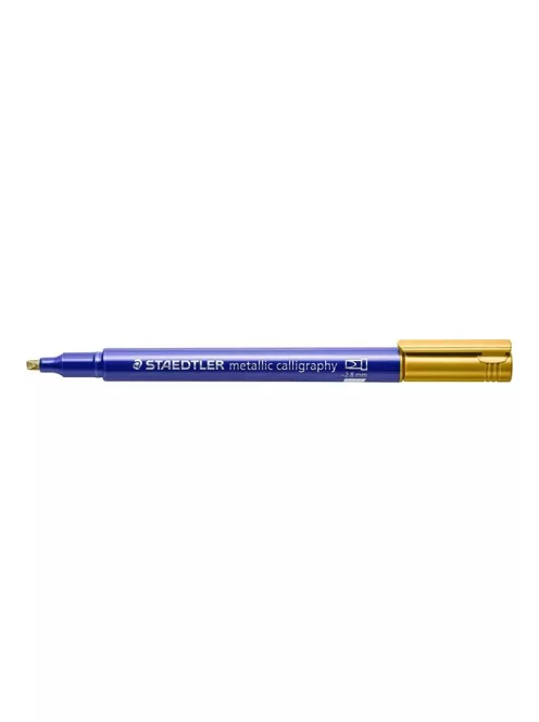 Kalligrafikus marker, STAEDTLER "8325", metál arany (TS83251102)