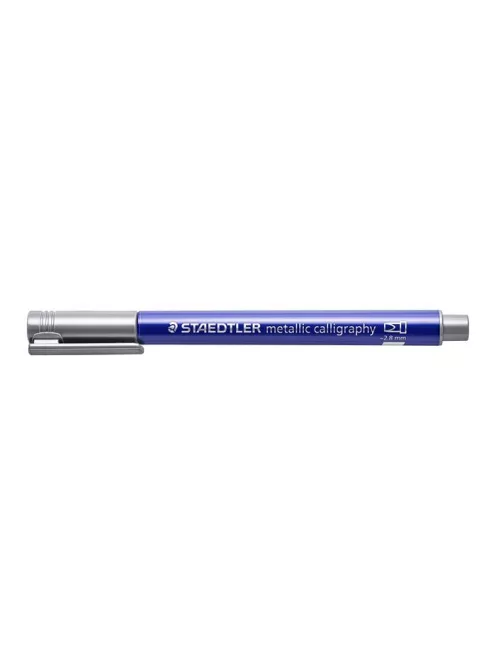 Kalligrafikus marker, STAEDTLER "8325", metál ezüst (TS83258102)