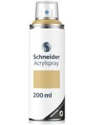 Akrilfesték spray, 200 ml, SCHNEIDER "Paint-It 030", arany (TSC030A)