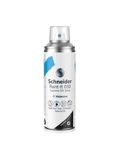Akrilfesték spray, 200 ml, SCHNEIDER "Paint-It 030", átlátszó fényes bevonat (TSC030BF)