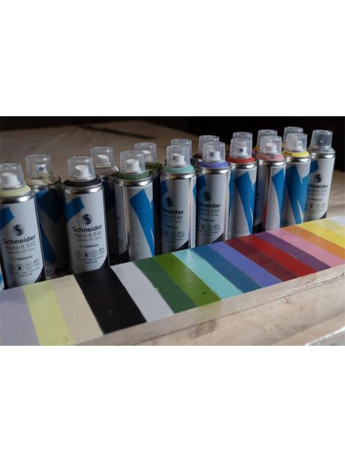 Akrilfesték spray, 200 ml, SCHNEIDER "Paint-It 030", ezüst (TSC030E)