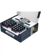 Kétvégű marker készlet, 52 darabos, SCHNEIDER "Paint-It 040 Twin marker Set 1", 20 különböző szín (TSC040V521)