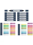 Kétvégű marker készlet, 52 darabos, SCHNEIDER "Paint-It 040 Twin marker Set 1", 20 különböző szín (TSC040V521)