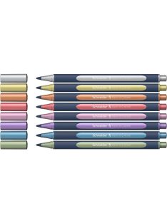   Metálfényű rollertoll készlet, 0,4 mm, SCHNEIDER "Paint-It 050" 8 különböző szín (TSC050V8)