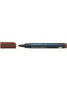 Alkoholos marker, 1-3 mm, kúpos, SCHNEIDER "Maxx 130", barna (TSC130B)