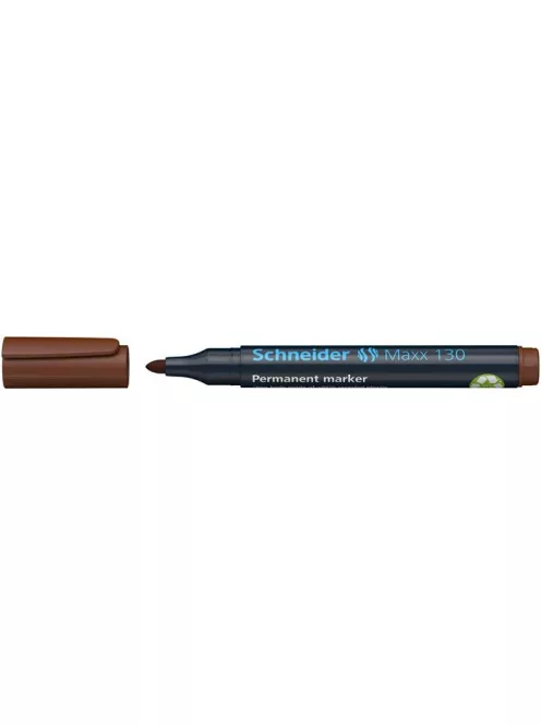Alkoholos marker, 1-3 mm, kúpos, SCHNEIDER "Maxx 130", barna (TSC130B)