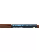 Alkoholos marker, 1-3 mm, kúpos, SCHNEIDER "Maxx 130", barna (TSC130B)
