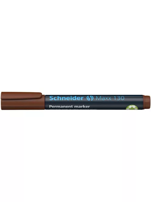 Alkoholos marker, 1-3 mm, kúpos, SCHNEIDER "Maxx 130", barna (TSC130B)
