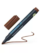 Alkoholos marker, 1-3 mm, kúpos, SCHNEIDER "Maxx 130", barna (TSC130B)