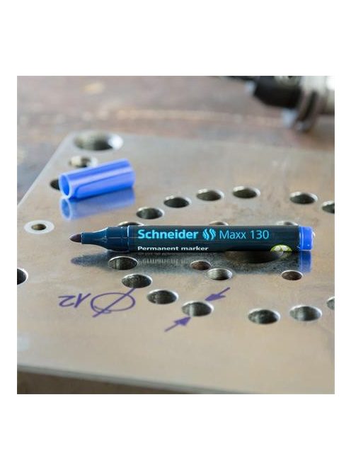 Alkoholos marker, 1-3 mm, kúpos, SCHNEIDER "Maxx 130", fekete (TSC130FK)