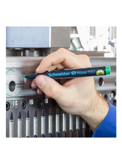 Alkoholos marker, 1-3 mm, kúpos, SCHNEIDER "Maxx 130", fekete (TSC130FK)