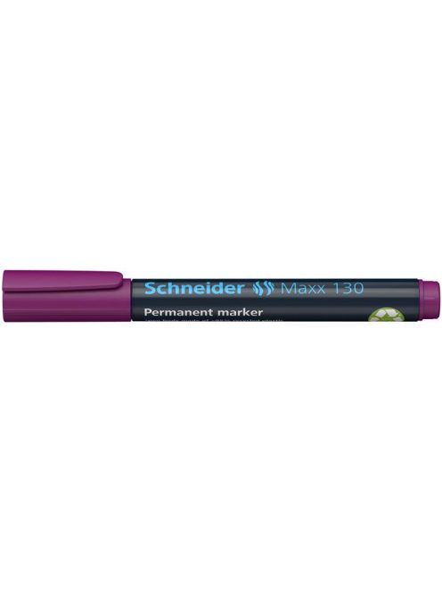Alkoholos marker, 1-3 mm, kúpos, SCHNEIDER "Maxx 130", lila (TSC130L)