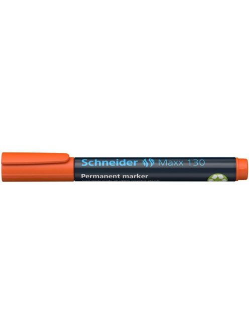 Alkoholos marker, 1-3 mm, kúpos, SCHNEIDER "Maxx 130", narancssárga (TSC130NS)