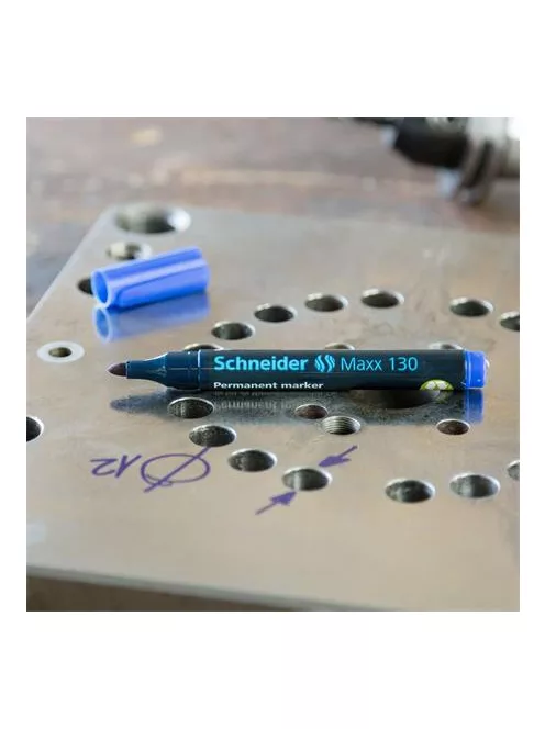 Alkoholos marker, 1-3 mm, kúpos, SCHNEIDER "Maxx 130", narancssárga (TSC130NS)
