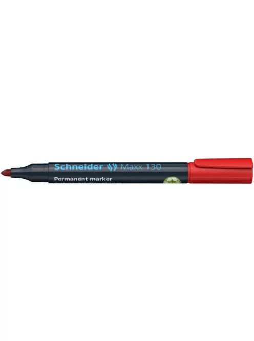 Alkoholos marker, 1-3 mm, kúpos, SCHNEIDER "Maxx 130", piros (TSC130P)