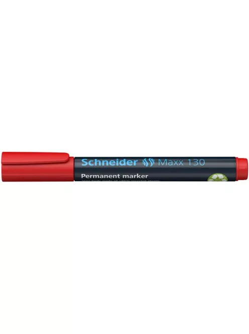 Alkoholos marker, 1-3 mm, kúpos, SCHNEIDER "Maxx 130", piros (TSC130P)