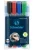 Alkoholos marker készlet, 1-3 mm, kúpos, SCHNEIDER "Maxx 130", 4 különböző szín (TSC130V4)