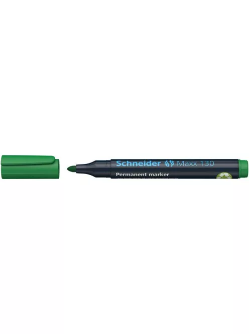 Alkoholos marker, 1-3 mm, kúpos, SCHNEIDER "Maxx 130", zöld (TSC130Z)