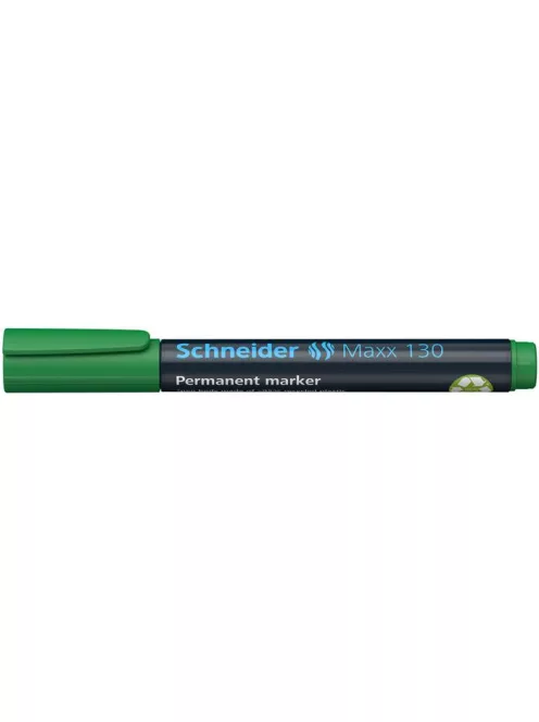 Alkoholos marker, 1-3 mm, kúpos, SCHNEIDER "Maxx 130", zöld (TSC130Z)