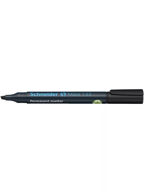 Alkoholos marker, 1-4 mm, vágott, SCHNEIDER "Maxx 133", fekete (TSC133FK)