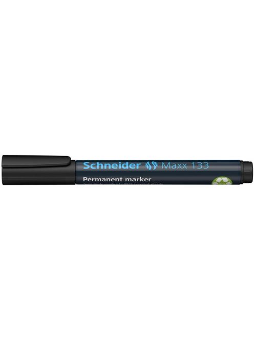 Alkoholos marker, 1-4 mm, vágott, SCHNEIDER "Maxx 133", fekete (TSC133FK)