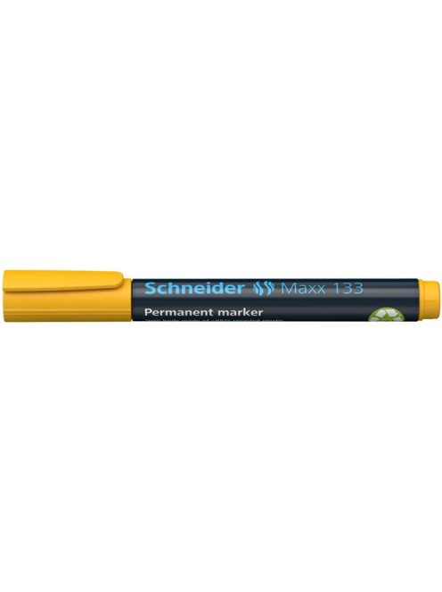 Alkoholos marker, 1-4 mm, vágott, SCHNEIDER "Maxx 133", narancssárga (TSC133NS)