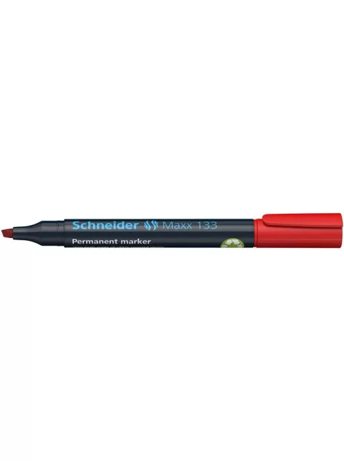 Alkoholos marker, 1-4 mm, vágott, SCHNEIDER "Maxx 133", piros (TSC133P)