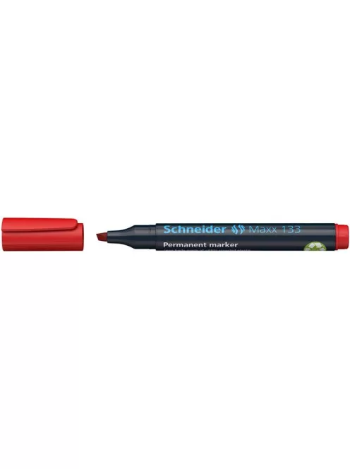 Alkoholos marker, 1-4 mm, vágott, SCHNEIDER "Maxx 133", piros (TSC133P)
