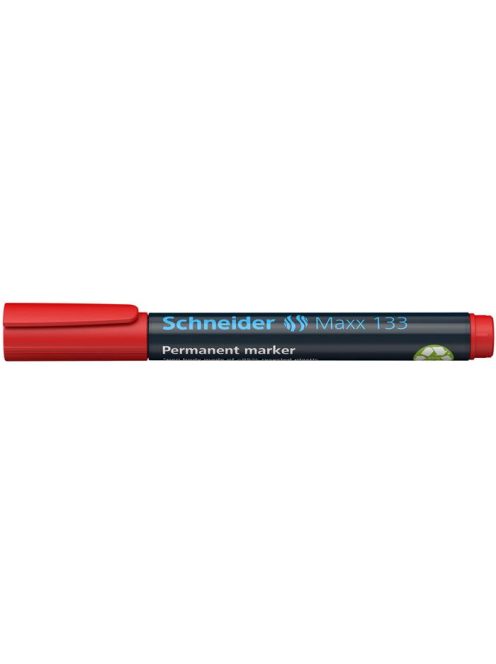 Alkoholos marker, 1-4 mm, vágott, SCHNEIDER "Maxx 133", piros (TSC133P)