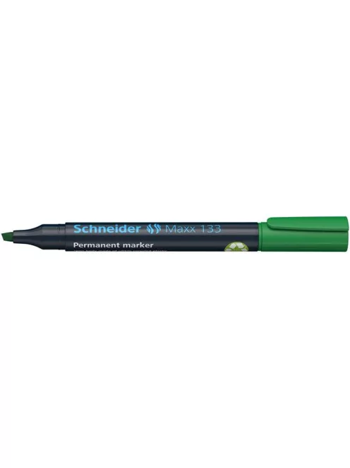 Alkoholos marker, 1-4 mm, vágott, SCHNEIDER "Maxx 133", zöld (TSC133Z)