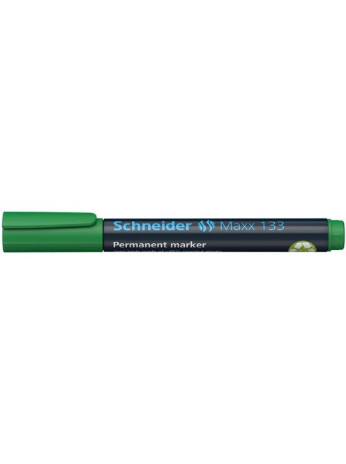 Alkoholos marker, 1-4 mm, vágott, SCHNEIDER "Maxx 133", zöld (TSC133Z)