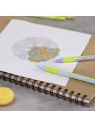 Rostirón, 0,8 mm, SCHNEIDER "Topwriter 157", zöld (TSC157Z)