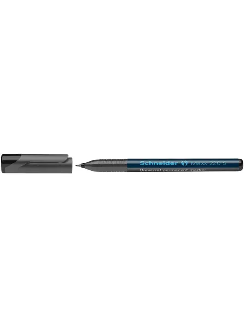 Alkoholos marker, OHP, 0,4 mm, SCHNEIDER "Maxx 220 S", fekete (TSC220FK)