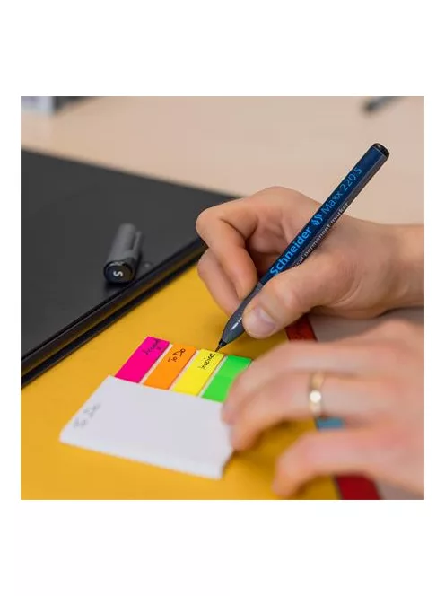 Alkoholos marker, OHP, 0,4 mm, SCHNEIDER "Maxx 220 S", fekete (TSC220FK)