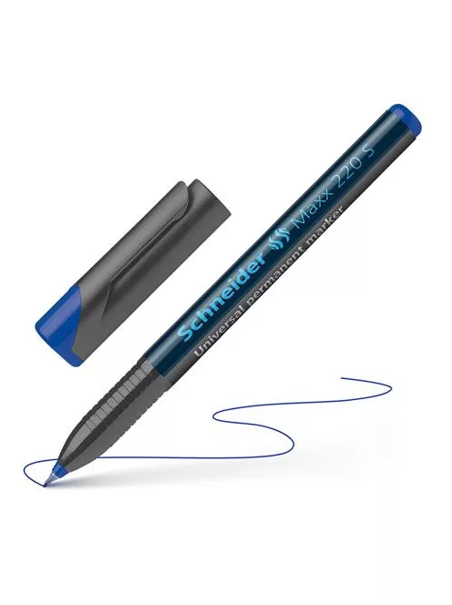 Alkoholos marker, OHP, 0,4 mm, SCHNEIDER "Maxx 220 S", kék (TSC220K)