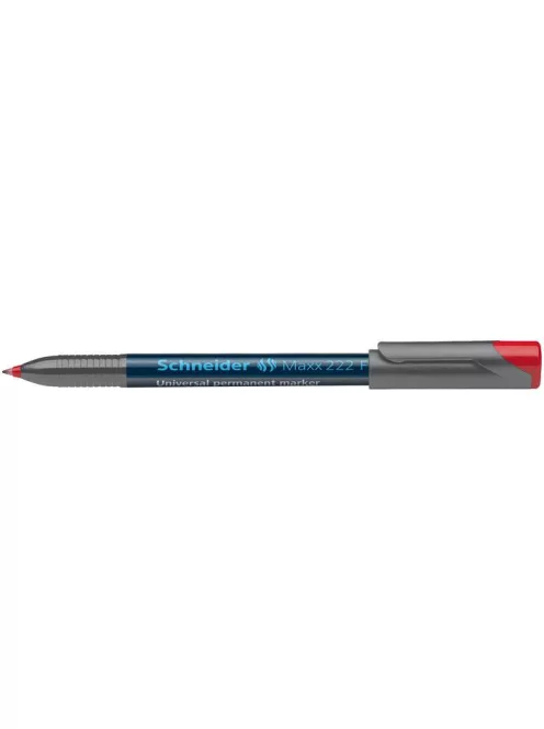 Alkoholos marker, OHP, 0,7 mm, SCHNEIDER "Maxx 222 F", piros (TSC222P)